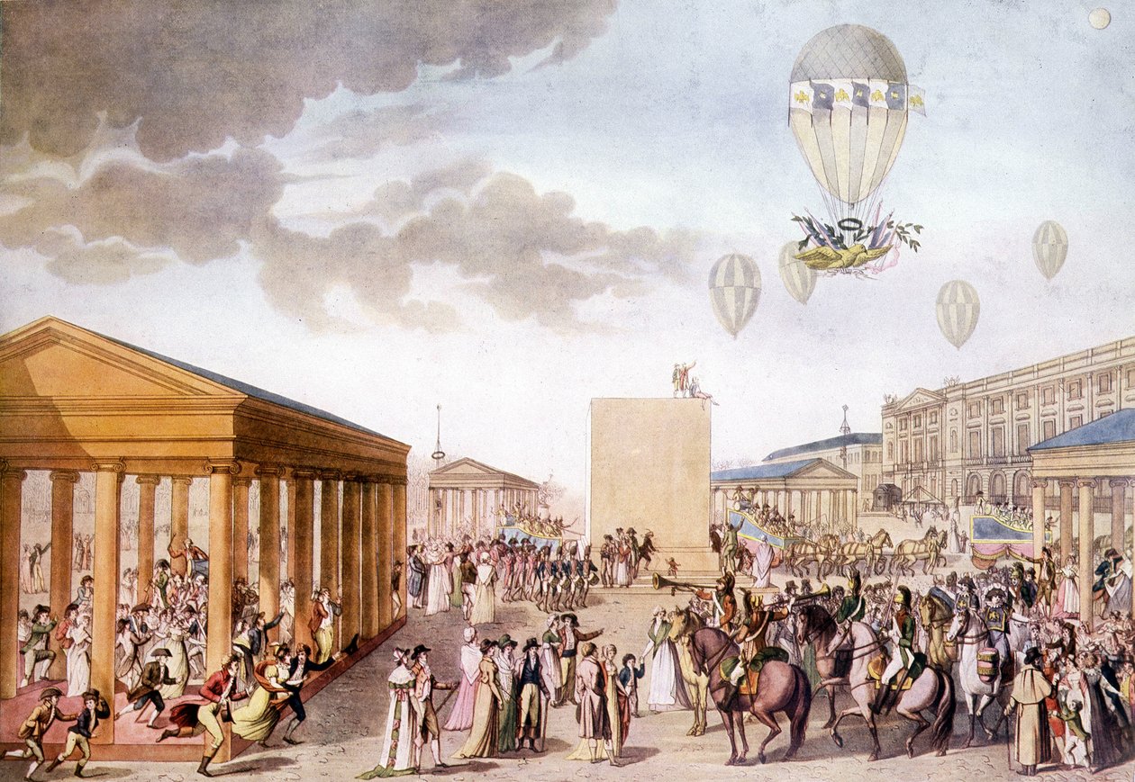 Svátek korunovace a korunovace jejich císařských majestátů od French School