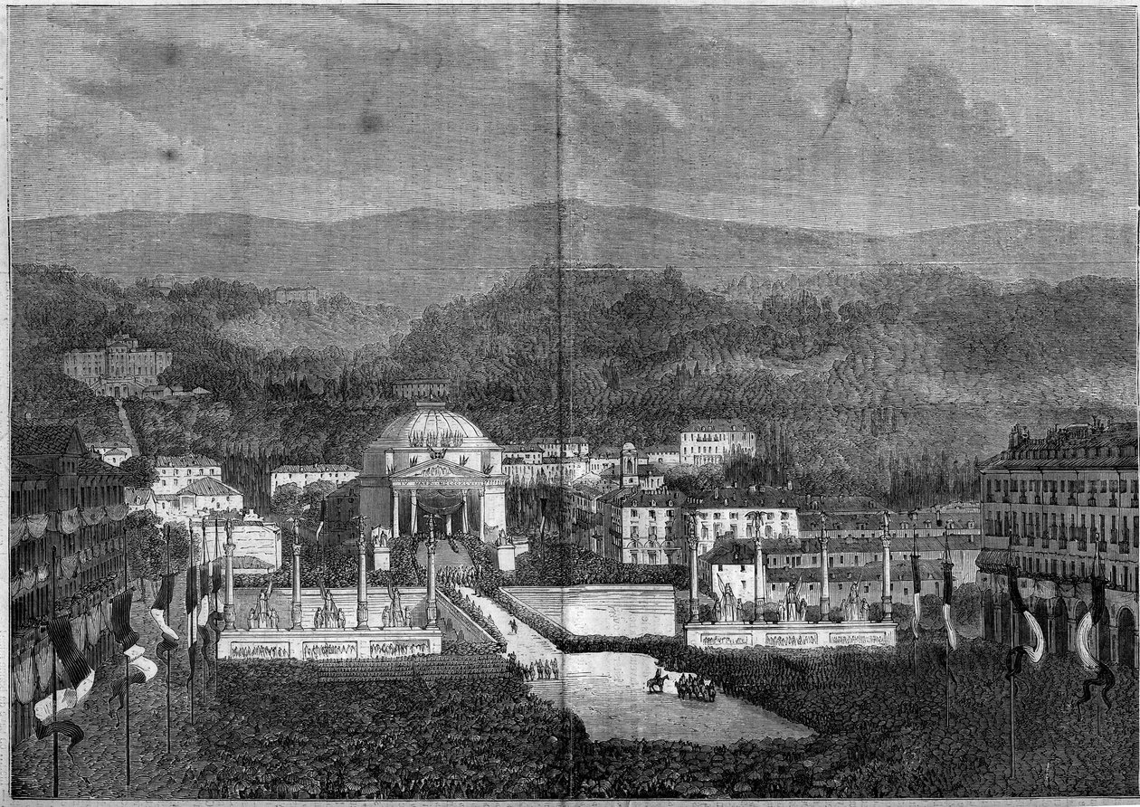 Svátky statutu v Turíně, Itálie od French School
