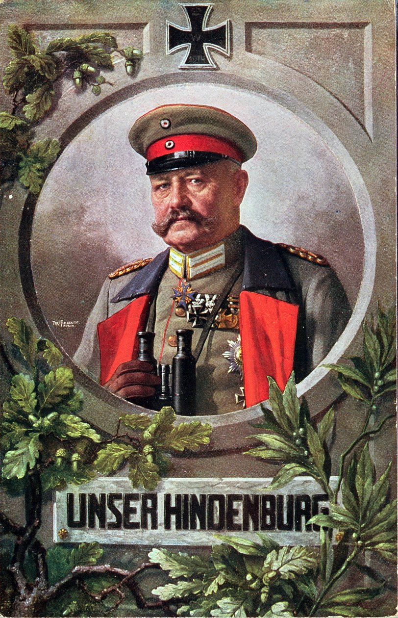 Polní maršál Paul von Hindenburg (1847-1934) od French School