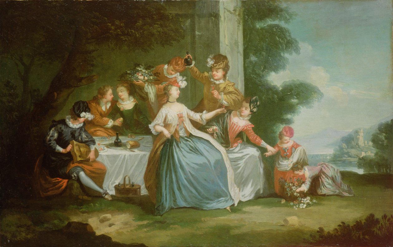 Hodování figurek (pár s 59189) od French School