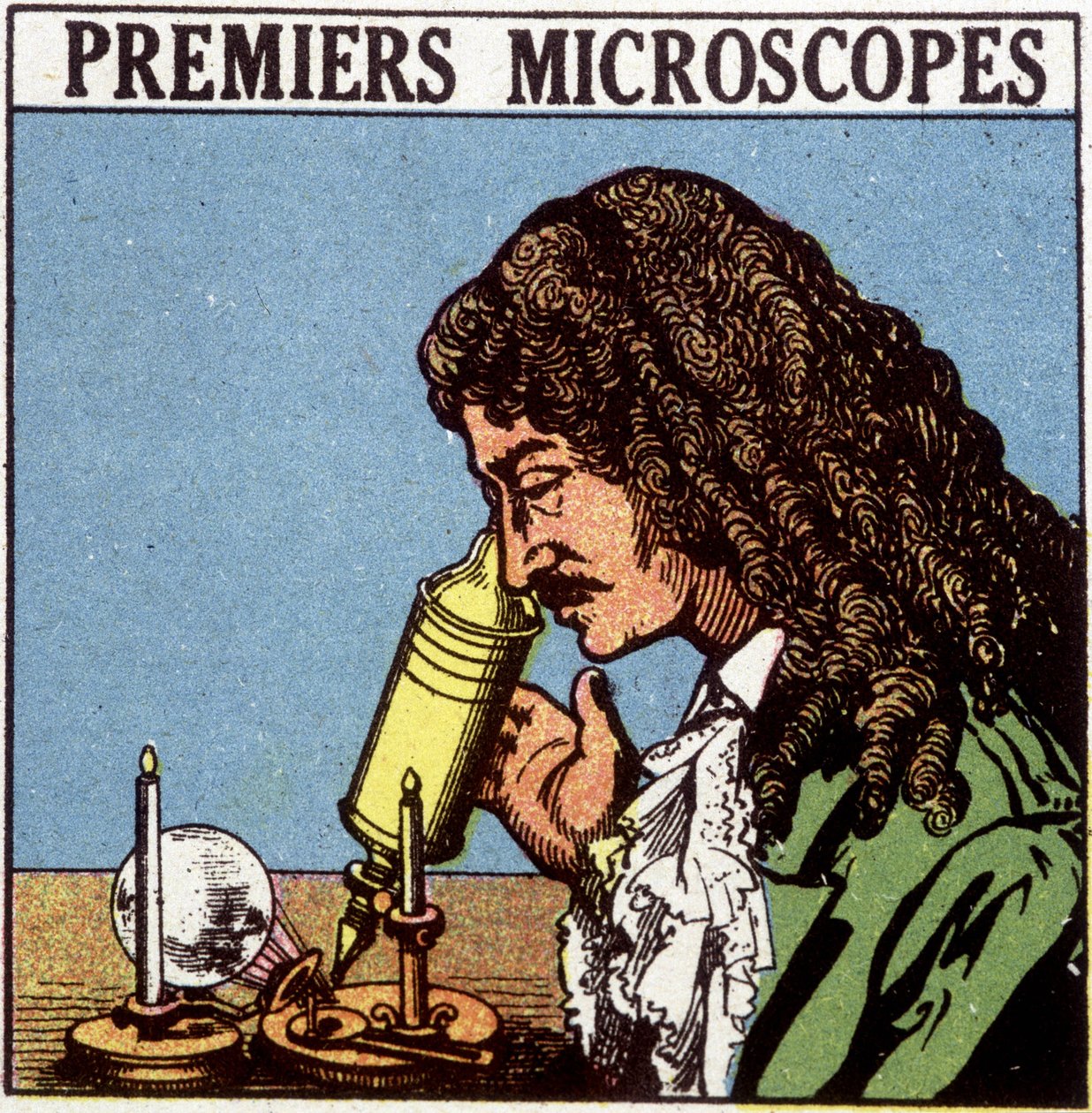 První mikroskopy: Huygens. od French School