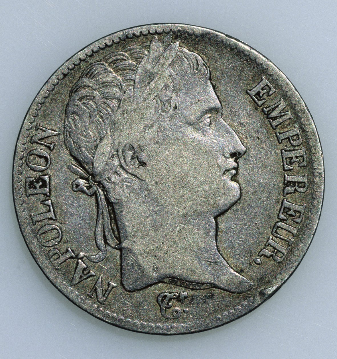 Pětifranková mince s hlavou Napoleona (1769-1821) 1811 (recto) od French School