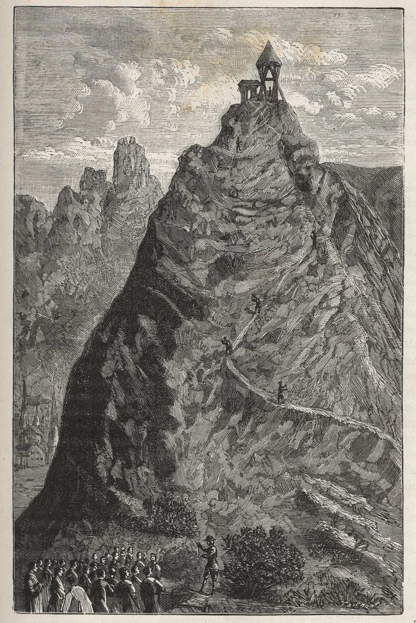Florin Perier prováděl experiment Torricelliho na vrcholu Puy de Dome, 19. září od French School