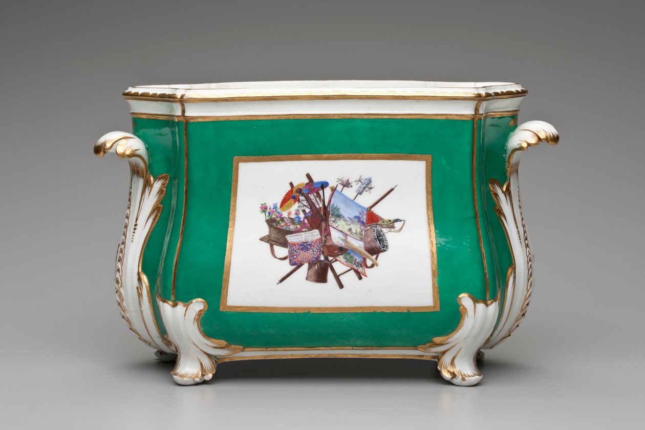Váza na květiny, Porcelánová manufaktura Sevres od French School