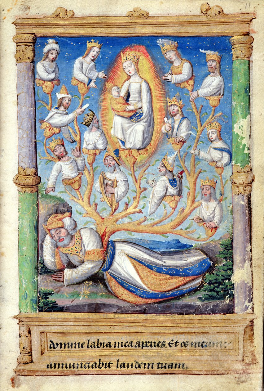 Fol.11r Strom Jesse, z Heures a l