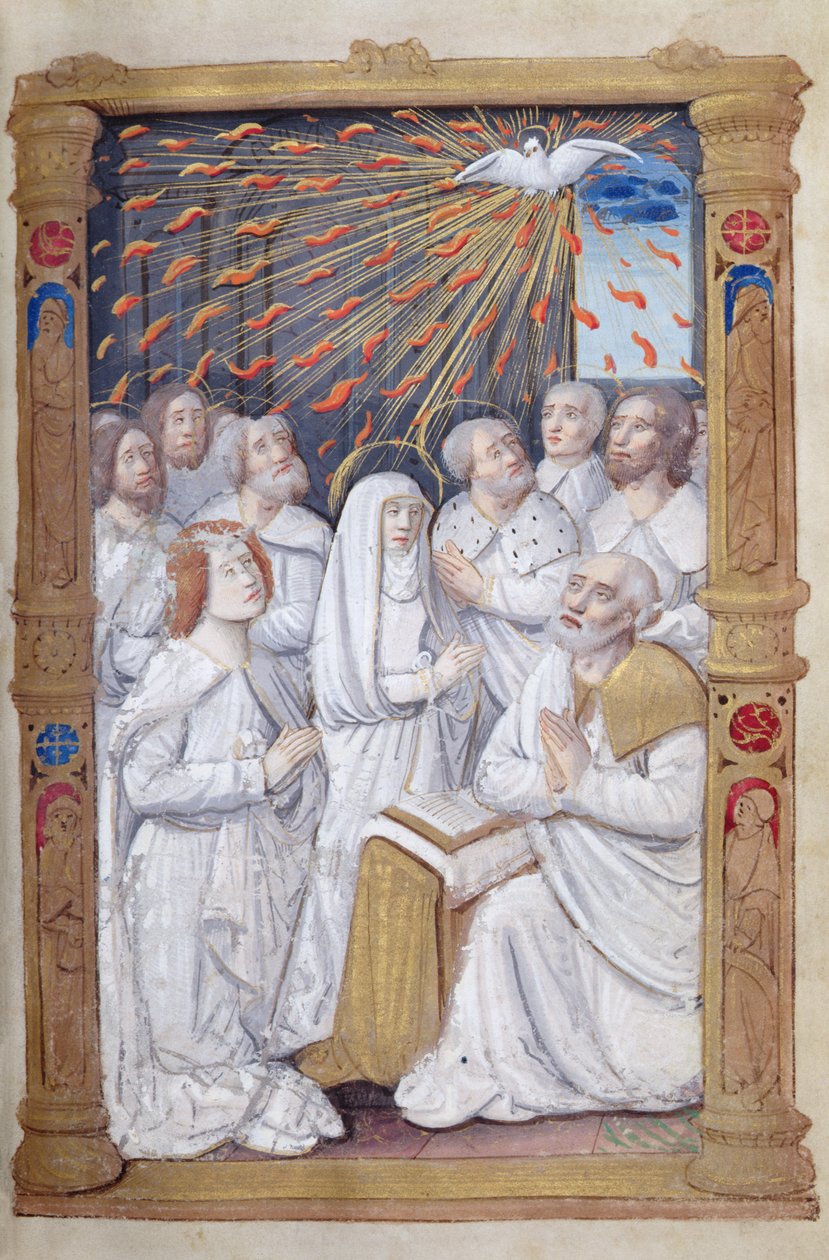 Fol. 48 r Letnice, z hodin v užívání Říma od French School