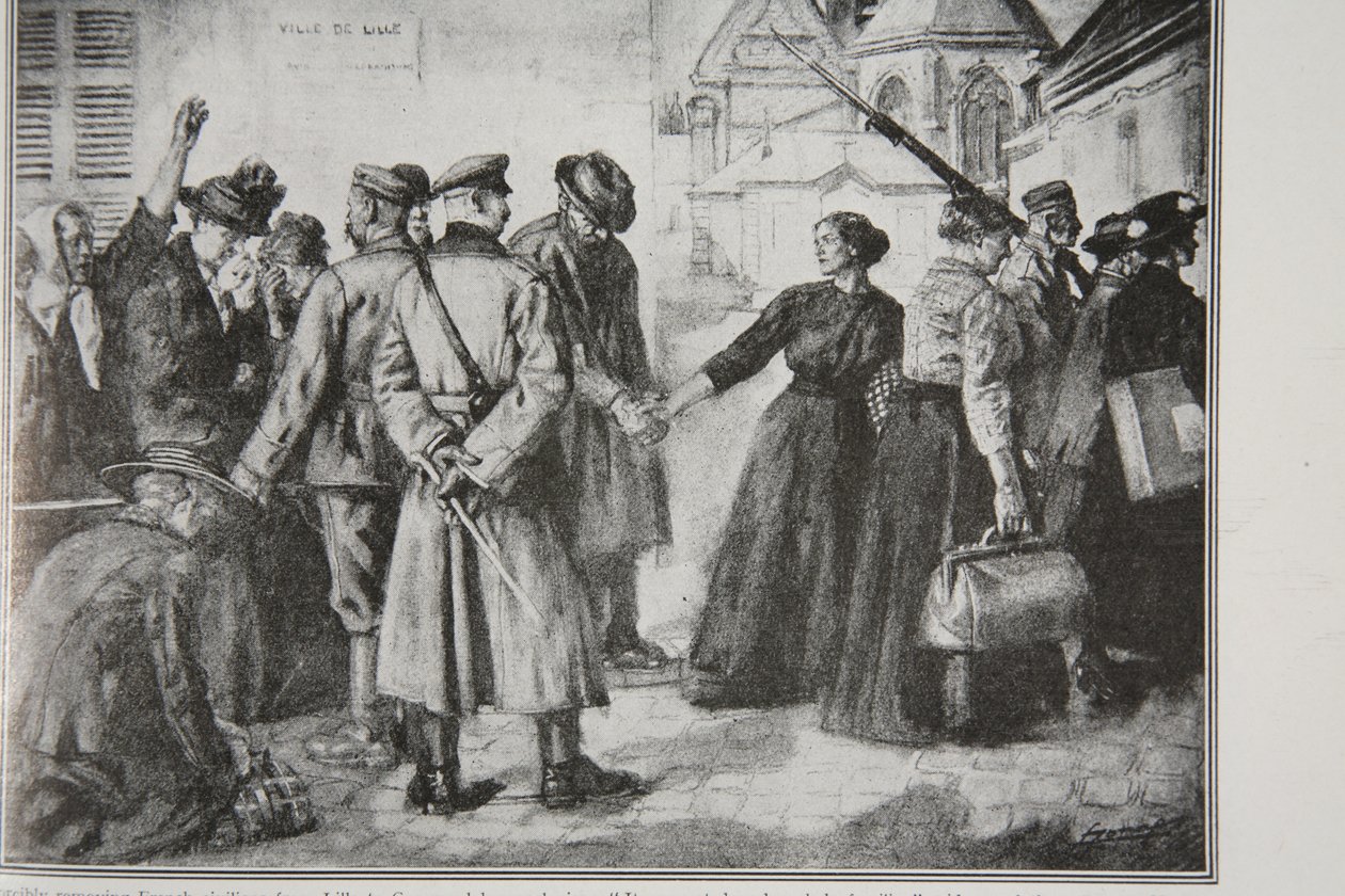 Násilný odsun francouzských civilistů z Lille do německých pracovních kolonií, 1914-19 od French School