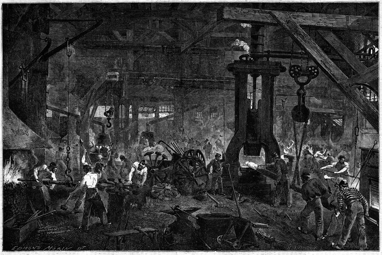 Forge of the Deresne and Cail zařízení v Grenelle od French School