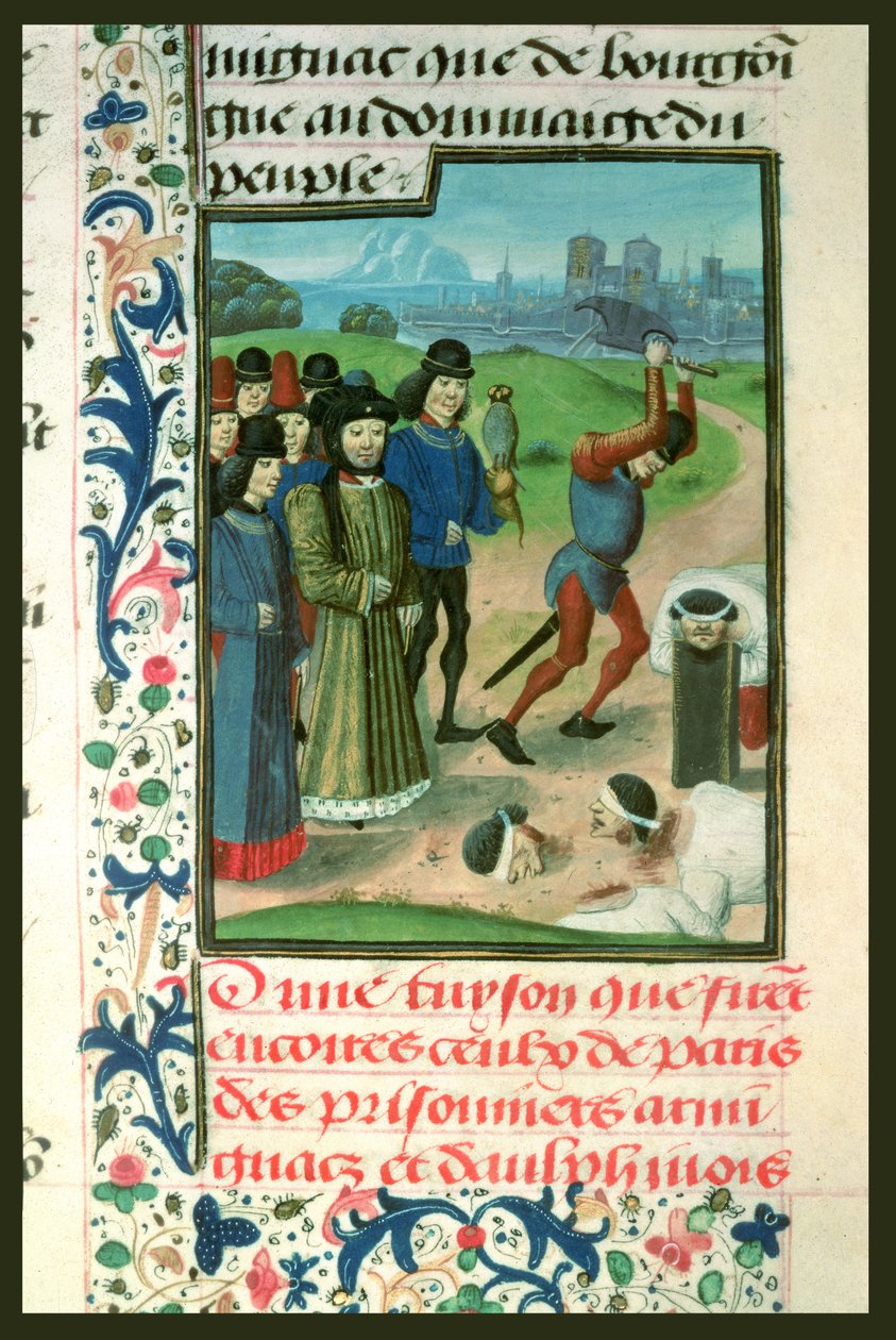 Fr 2680 f.268 Poprava vězňů, 1418 od French School