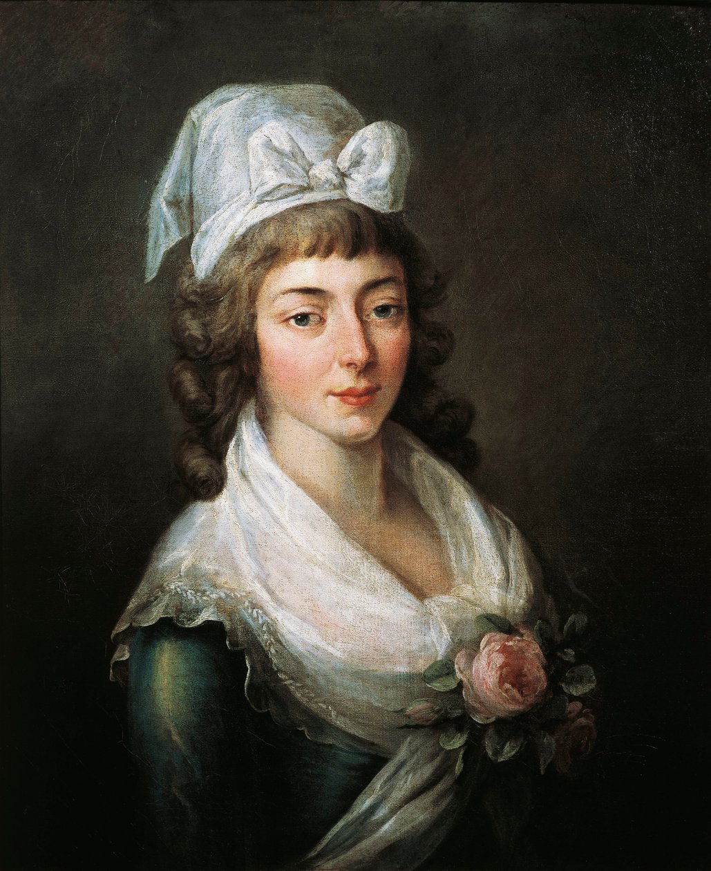 Francie, Paříž, Versailles, Portrét Madame Roland (Marie-Jean Roland de la Platiere od French School