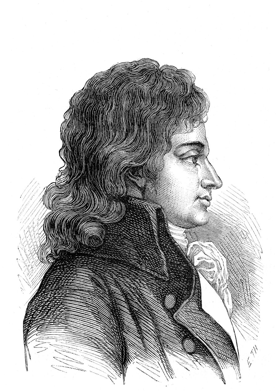 Francois Antoine, hrabě z BOISSY z ANGLAS (rytina) od French School