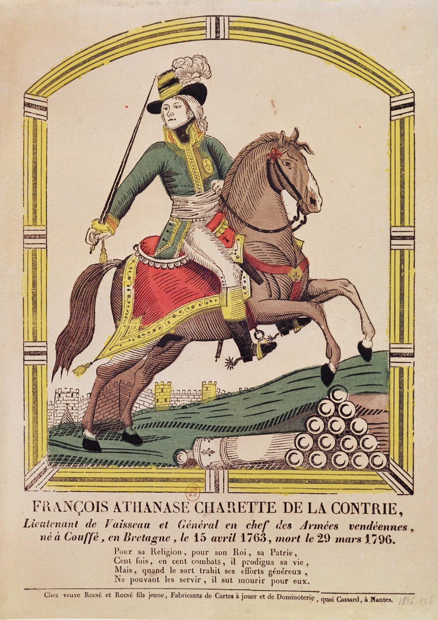 Francois Athanase Charette de la Contrie (1763-96), 1836 od French School