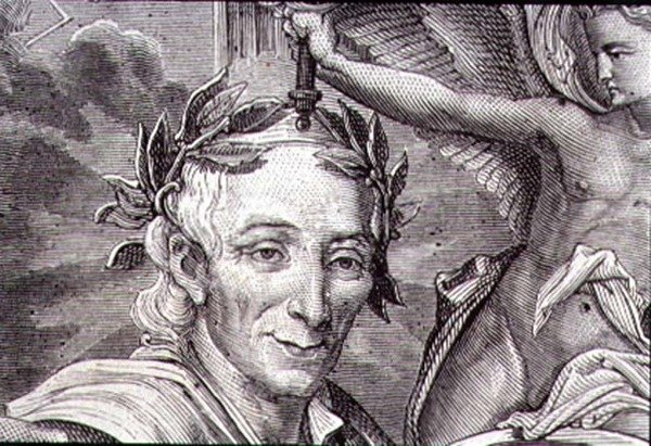 Francois Marie Arouet de Voltaire (1694-1778) (rytina) od French School