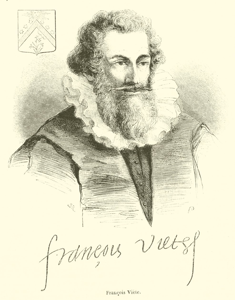Francois Viete (rytina) od French School