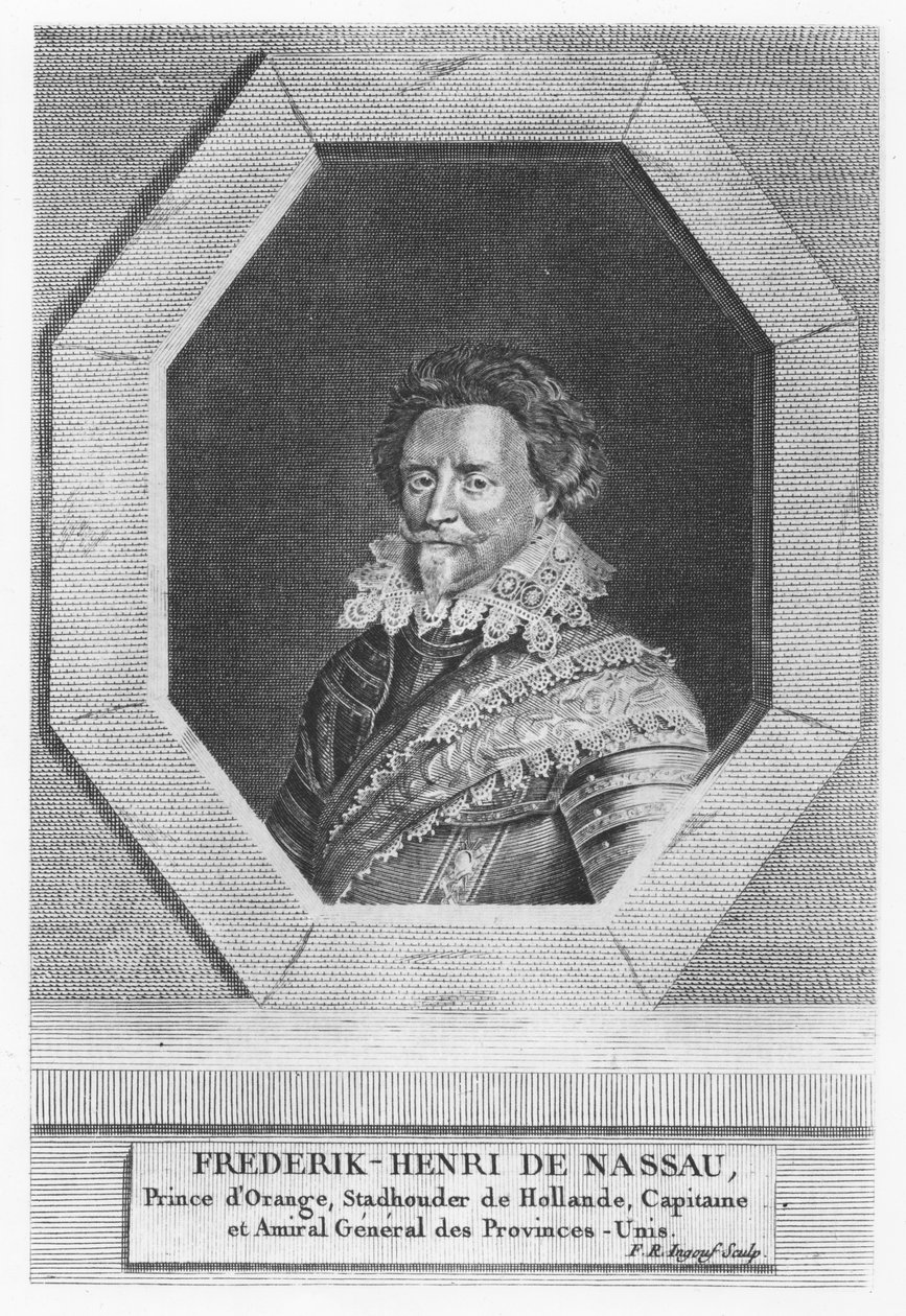 Frederick Henry, princ z Orange-Nassau (rytina) od French School
