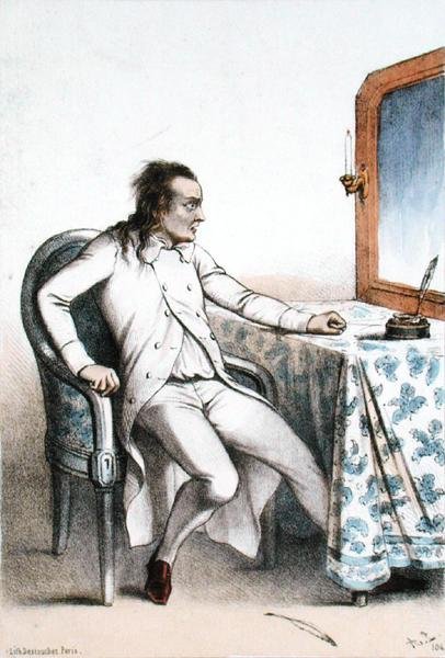 Frederick Lemaitre (1800-76) v roli Georgese Maurice z 