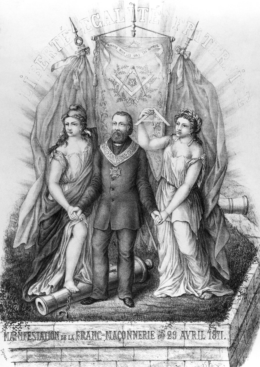 Svobodné zednářství a komuna, 1871 od French School