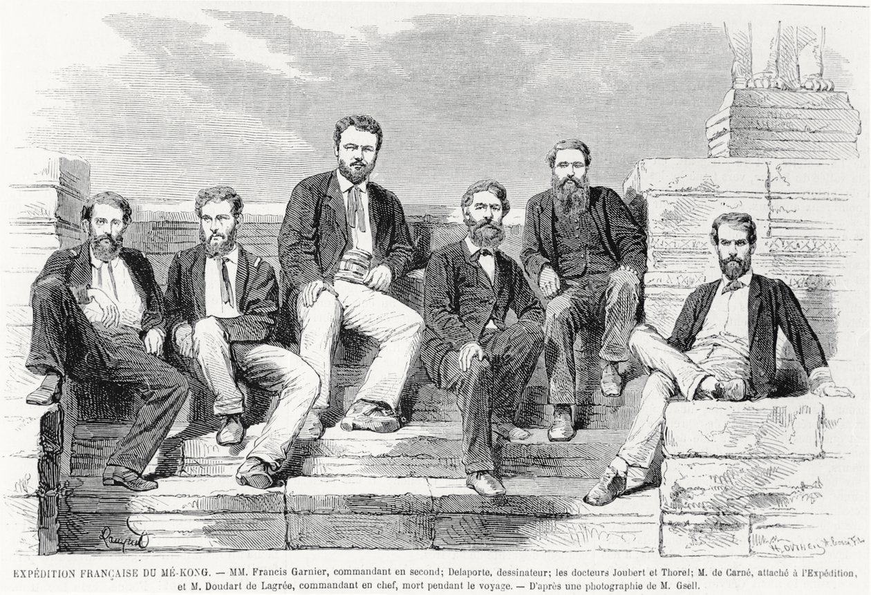 Francouzská expedice do Me-Kong, 1868 od French School