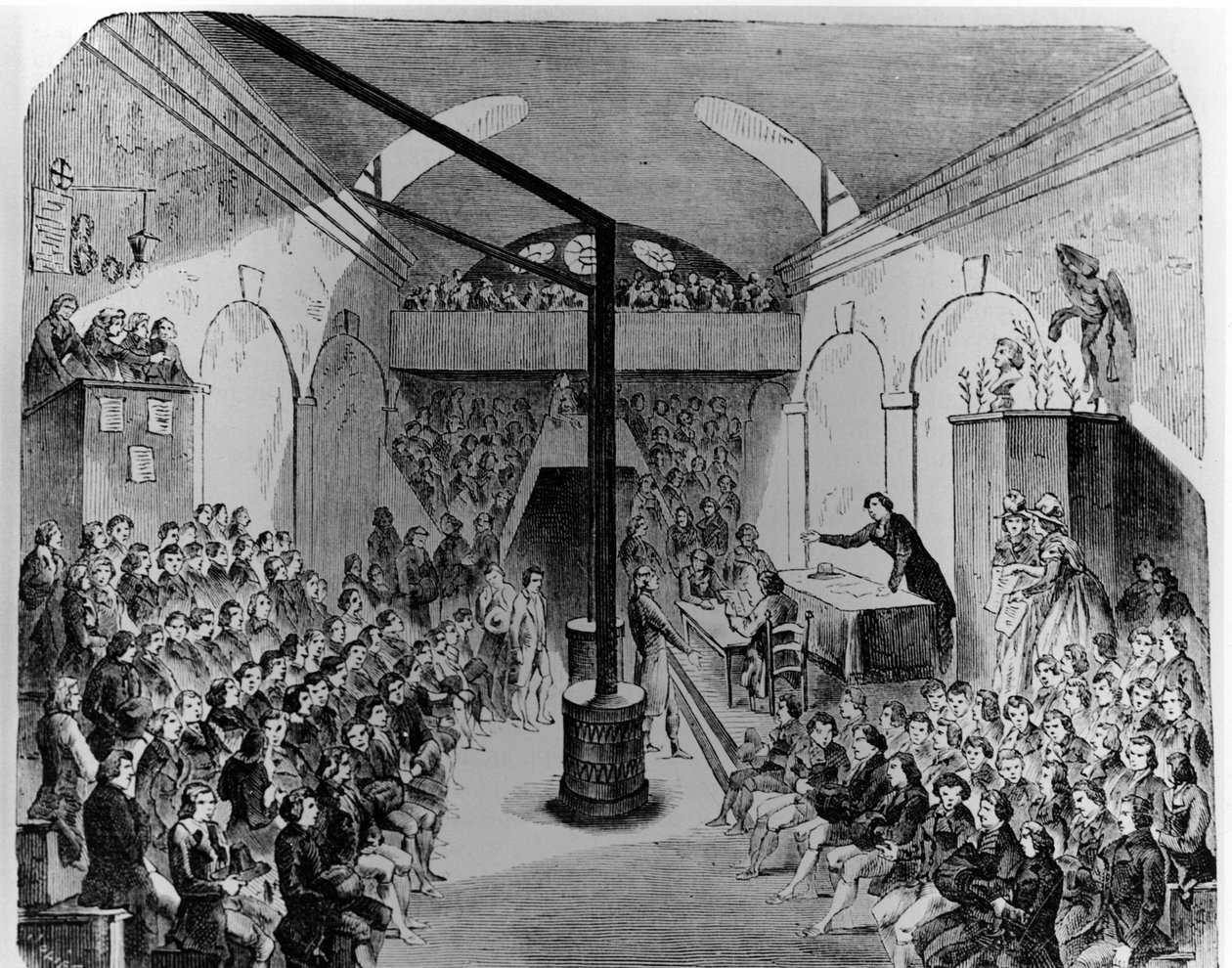 Francouzská revoluce: Robespierre v klubu Jacobins, 31. března od French School