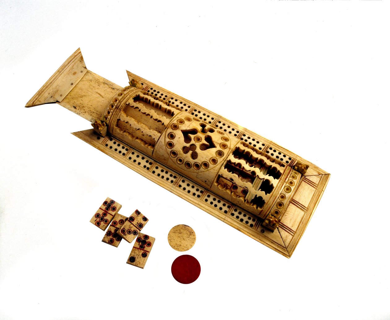 Francouzské umění: domino box. 18. století. Soukromá sbírka od French School