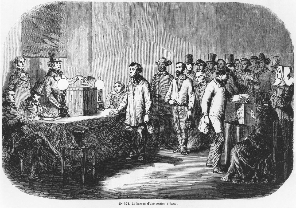 Francouzské volby 23. dubna 1848 v Paříži, 1848 od French School