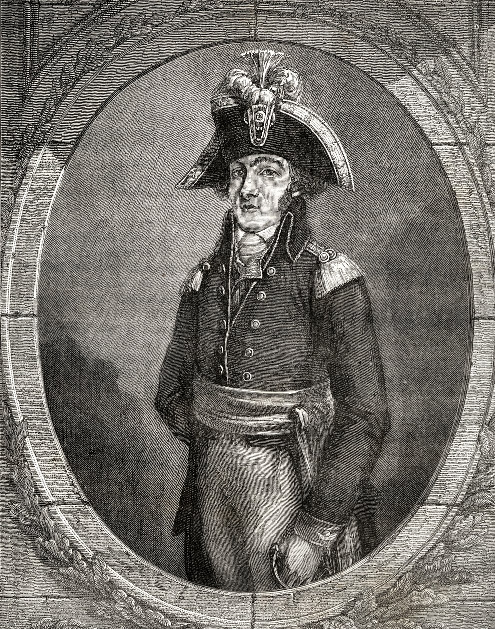 Francouzský revolucionář Francois Henriot (1761-1794) od French School