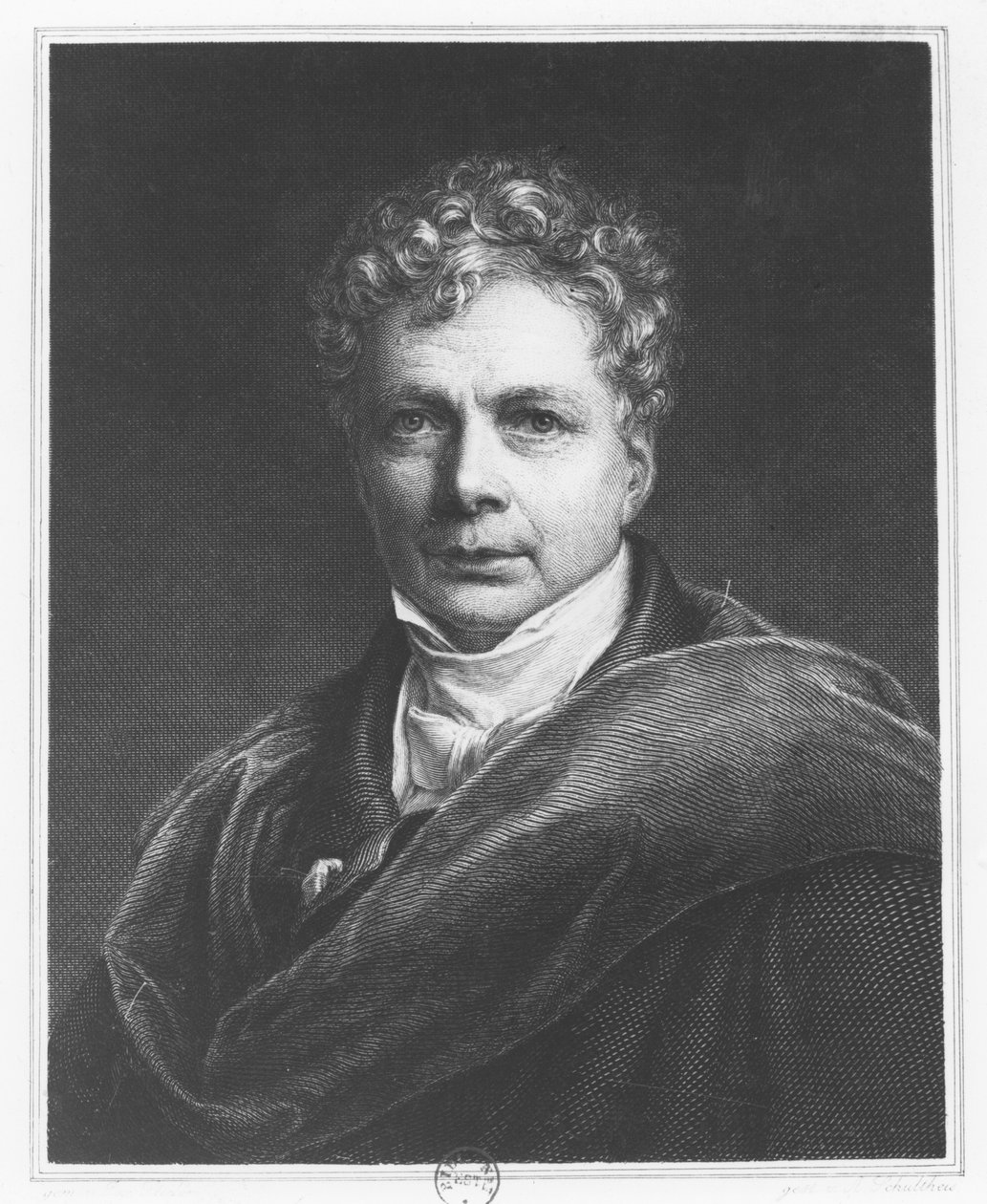 Friedrich Wilhelm Joseph Schelling (rytina) od French School
