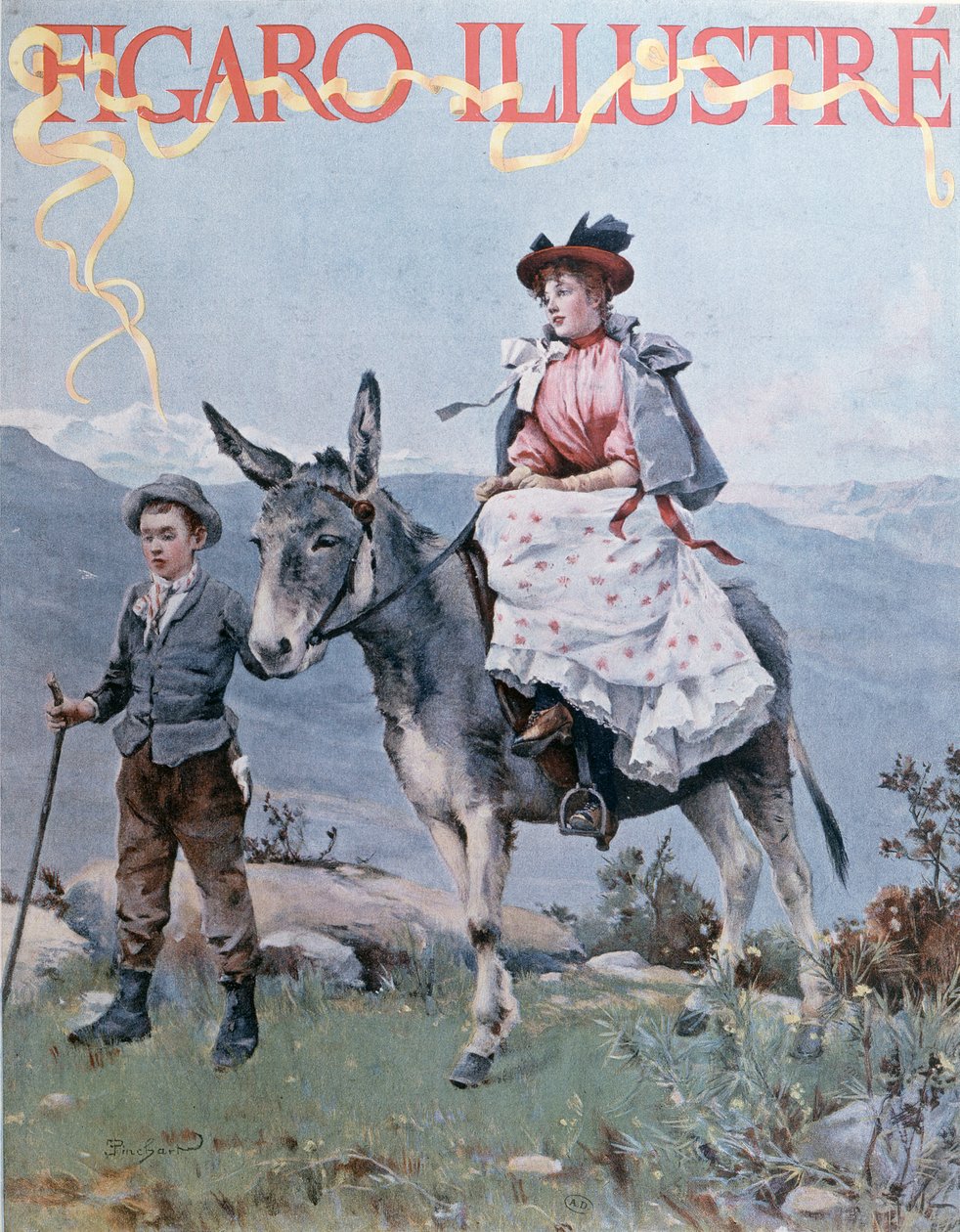 Přední strana obálky Le Figaro Illustre, září 1894 od French School