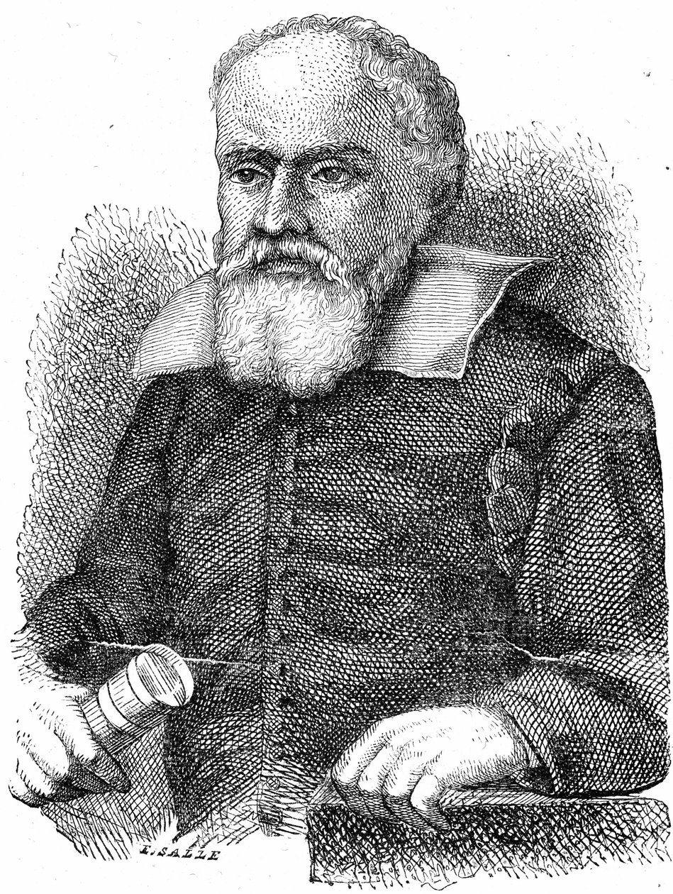 GALILEO GALILEI (1564-1642) (kaiverrus) od French School