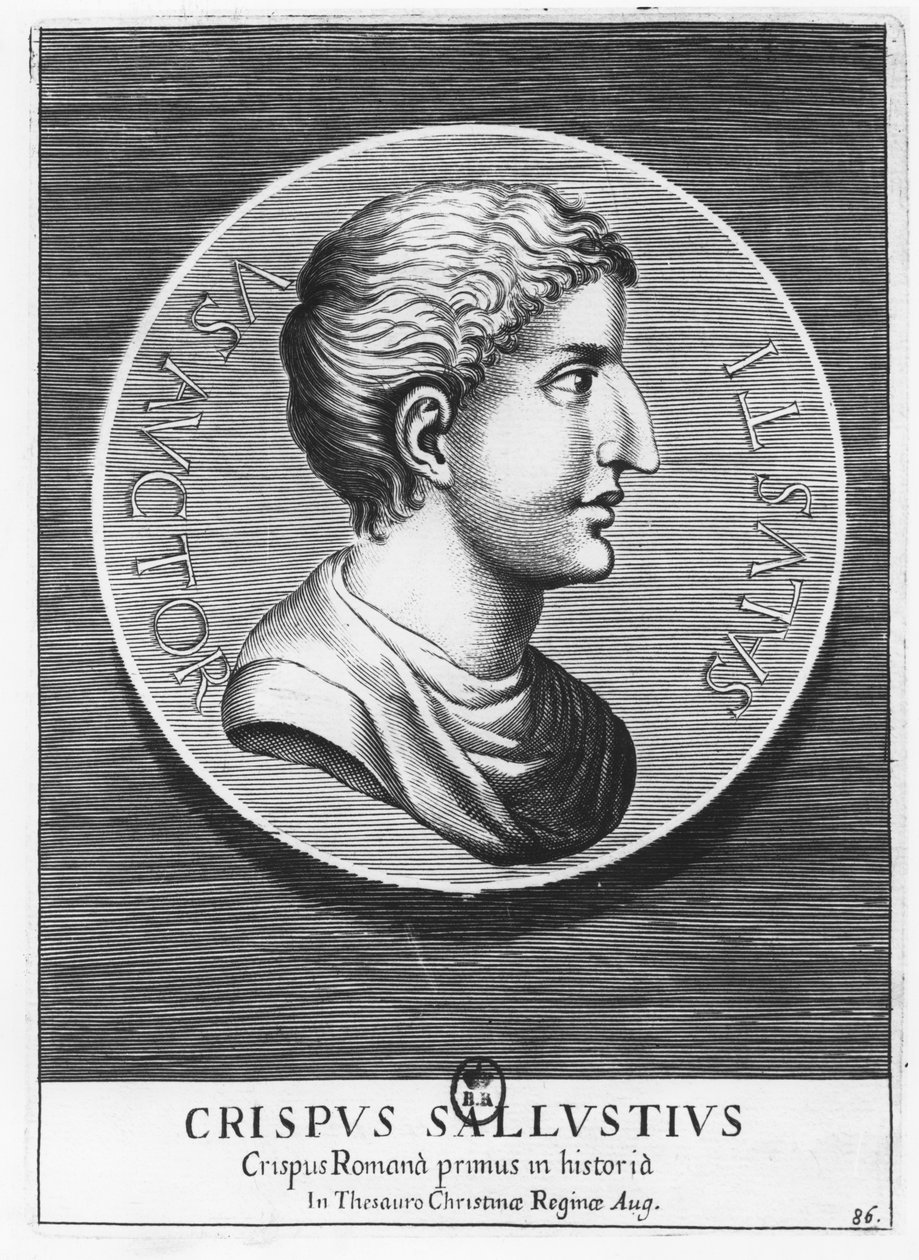 Gaius Sallustius Crispus, Sallust (rytina) od French School