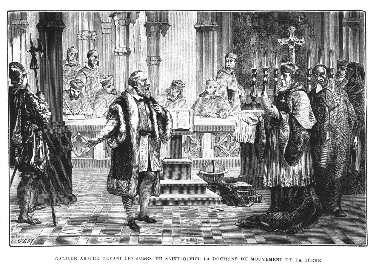 Galileo (1564-1642) odvolal svou teorii o pohybu Země před soudci Svatého oficia od French School