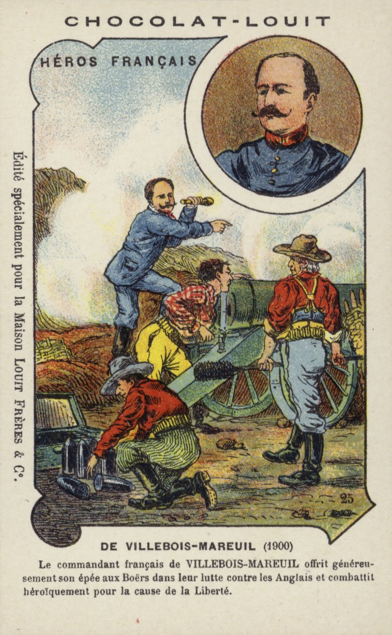George de Villebois-Mareuil, francouzský voják, který bojoval za Búry během búrské války. od French School