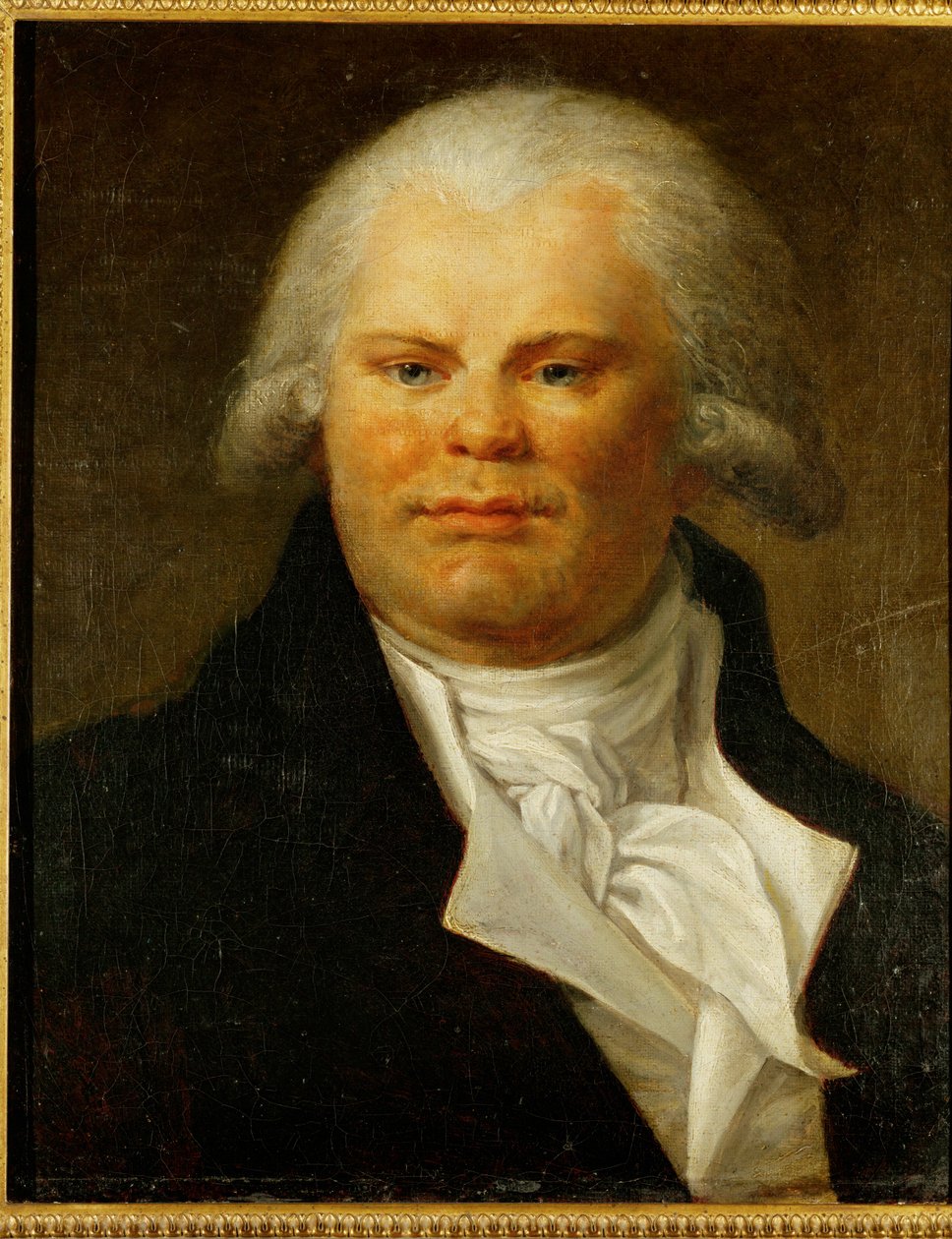 Georges Jacques Danton, básník a revolucionář, popravený ... od French School