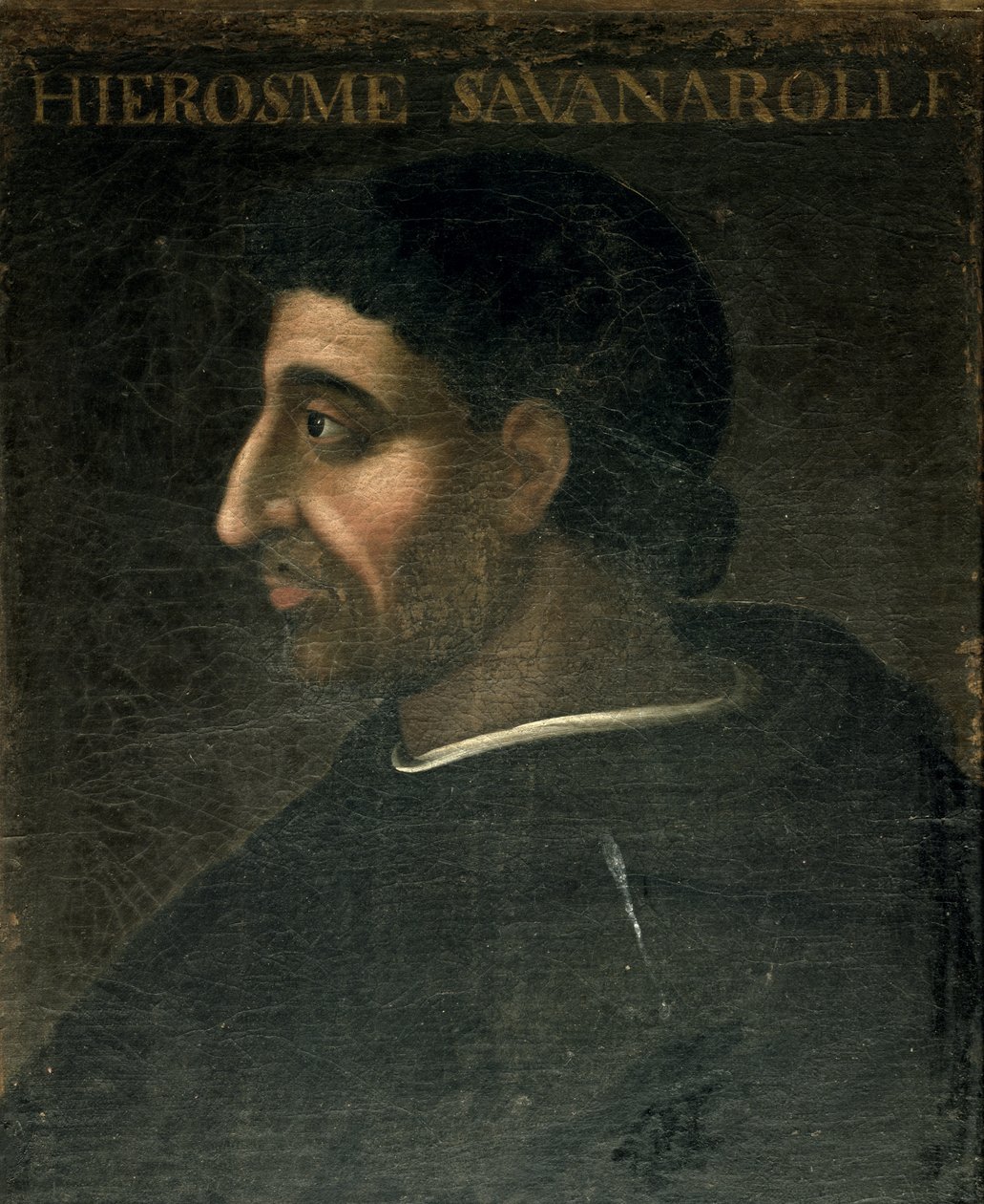 Girolamo Savonarola (1452–1498) od French School