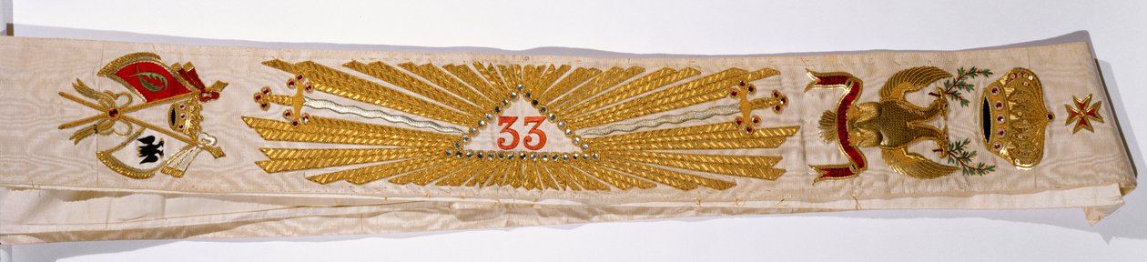 Velký kordón 33. stupně zednářství prince Luciena Murata od French School