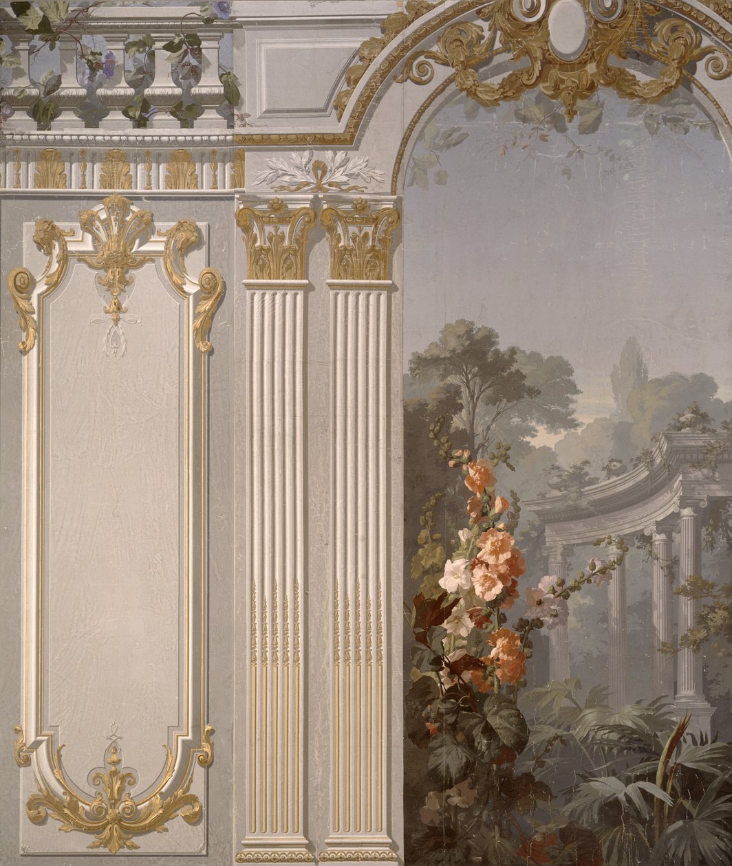 Grande Galerie de Louis XIV, design tapety od Victora Dumonta, vyrobený Delicourt Hook freres succ., Paříž, 1876, od French School