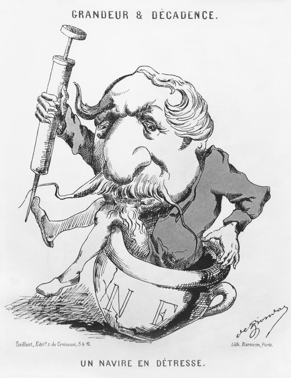 Velkolepost a dekadence císaře Napoleona III (1808-73) kolem roku 1870 od French School