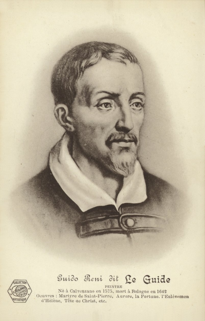 Guido Reni, italský malíř (litografie) od French School