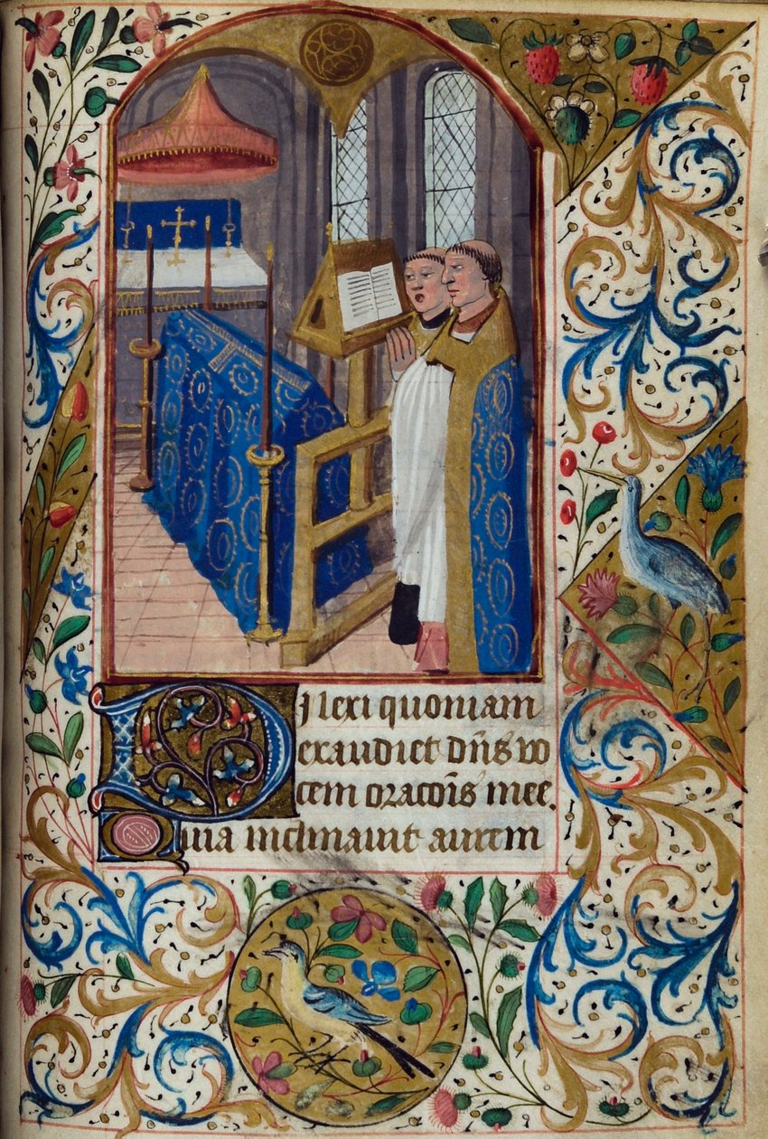 H/L-3-3 fol. 108r Office of the Dead, od Book of Hours, Use of Paris, polovina 15. století od French School