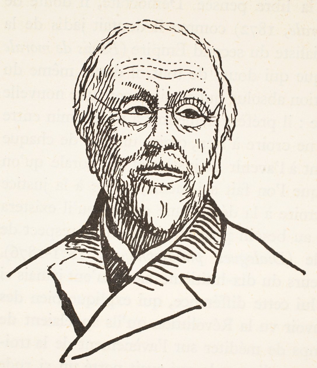 H. Taine, kopie Boris Mestchersky (zemř. 1957), ilustrace z knihy Histoire de la Nation Francaise, Sciences, Volumes I & II, autor Gabriel Hanotaux (1853-1944), 1924 od French School