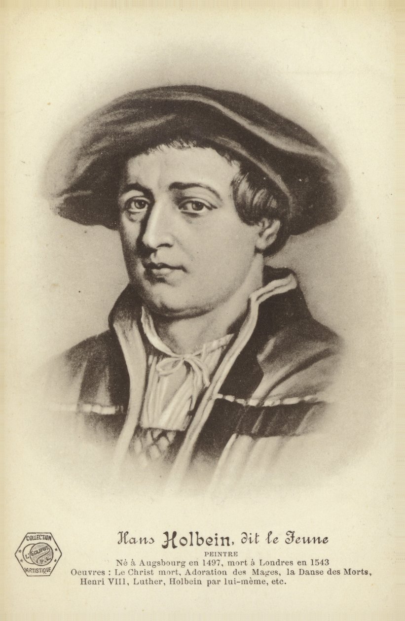 Hans Holbein mladší, německý malíř (litografie) od French School