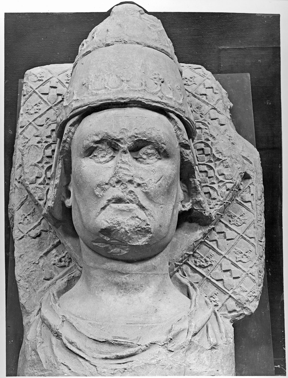 Hlava antipapeže Klementa VII (1342-94) od French School