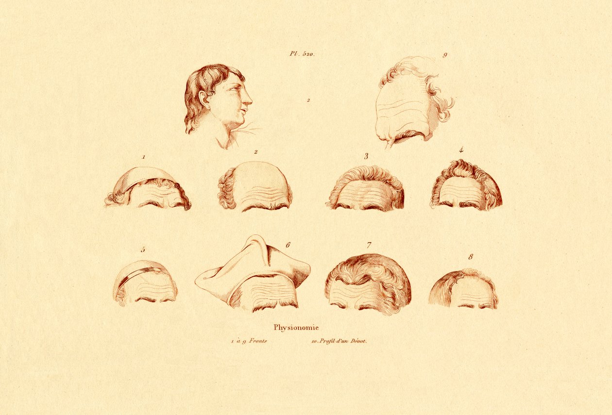 Hlavy, 1833-39 od French School
