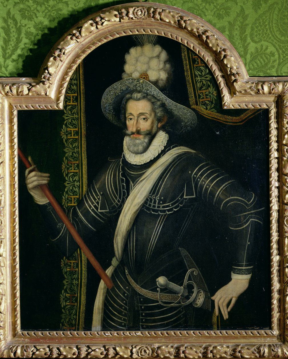 Henri IV (1553-1610) král Francie a Navarry, kolem roku 1595 od French School