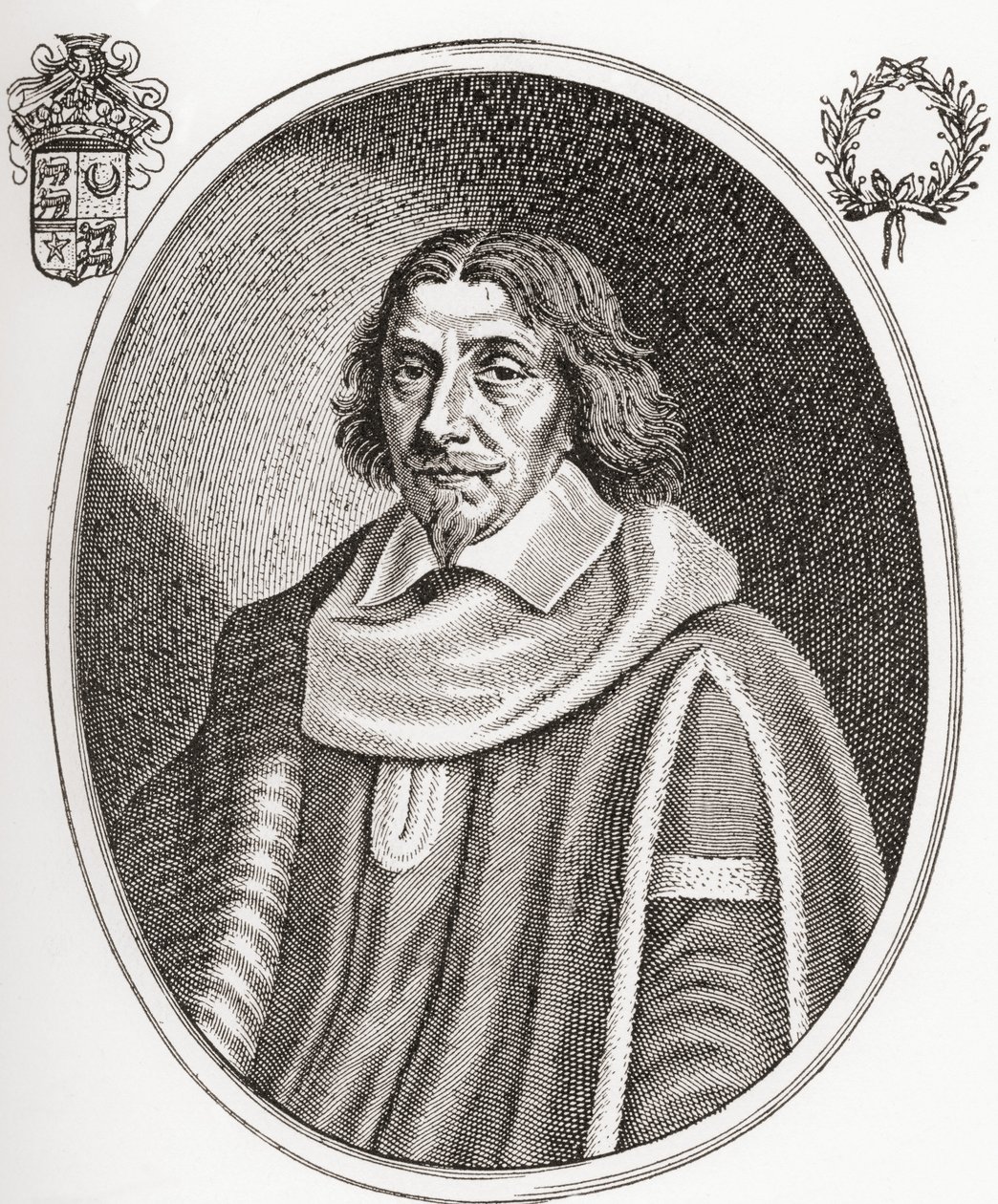 Henri de Mesmes, lord z Roissy, markýz z Mongneville a Everly, 1575-1650. Francouzský soudce a starosta Paříže. Z Les Heures Libres vydané v roce 1908. od French School