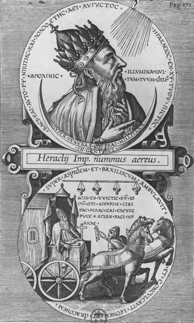 Heraclius (rytina) od French School