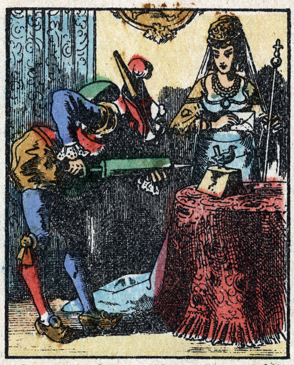 Historie Dr. Pulcinella (Polichinelle). Dřevoryt Imaging Pellerin - Epinal, sd. Konec 19. století. od French School