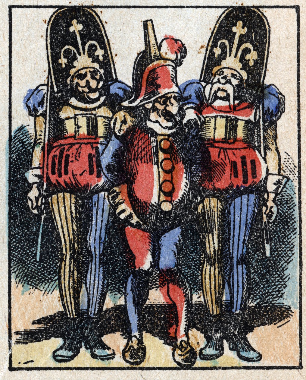 Historie Dr. Pulcinella (Polichinelle). Dřevoryt Imaging Pellerin - Epinal, sd. Konec 19. století. od French School