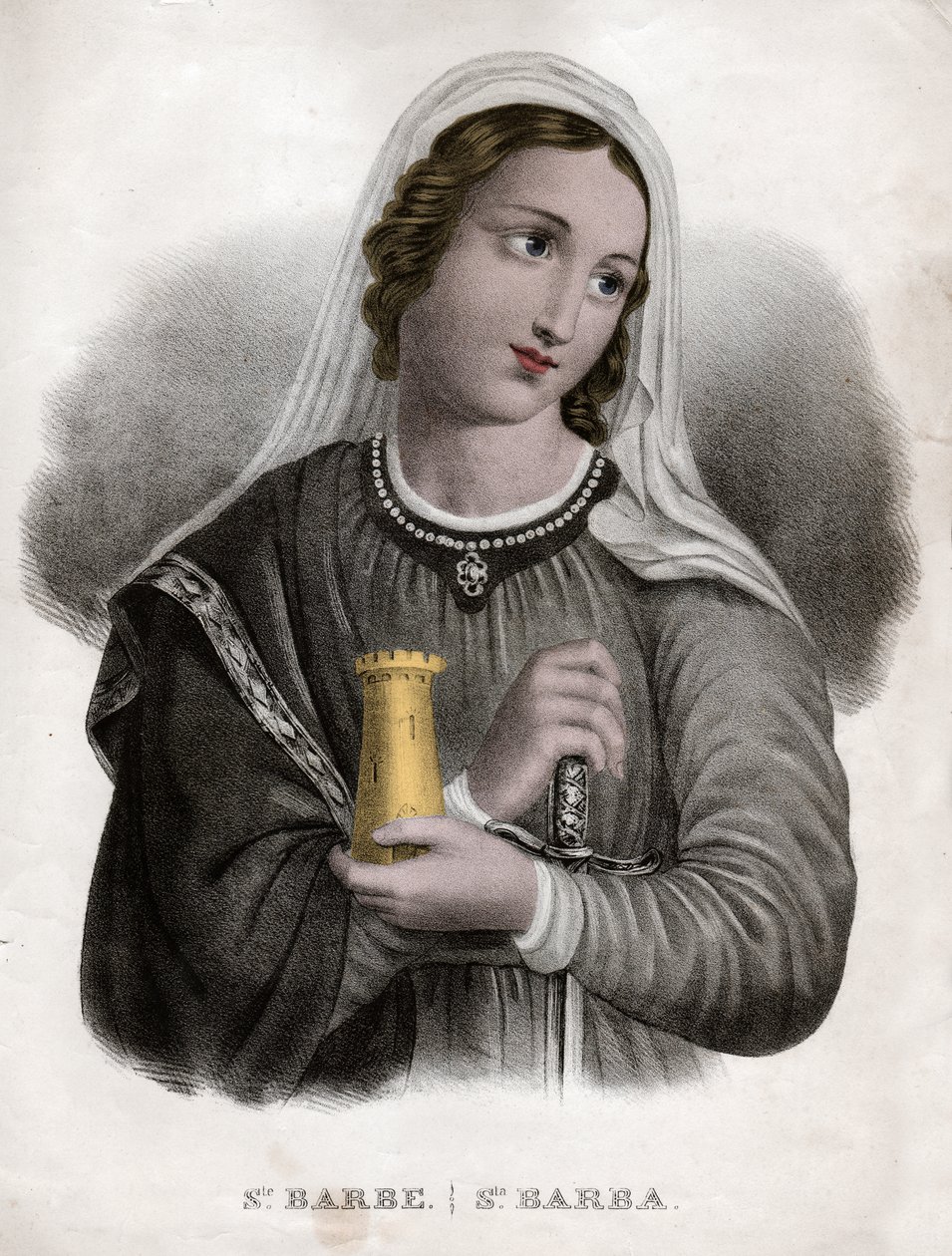 Svatý vous. (rytina, cca 1850) od French School