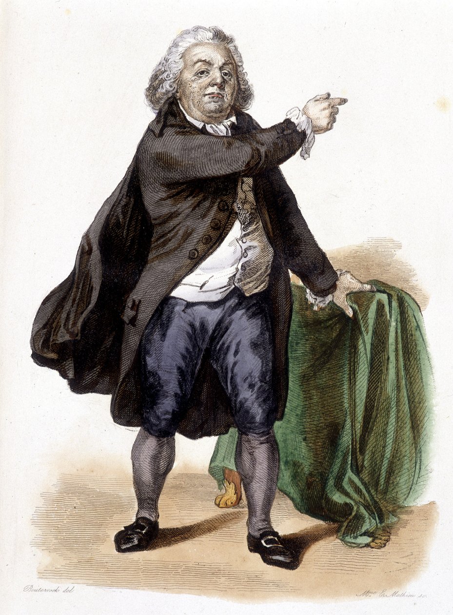 Honore Gabriel (Honore-Gabriel) Riqueti, hrabě z Mirabeau (1749-1791) - v „“The French Plutarch”” od Mennecheta od French School